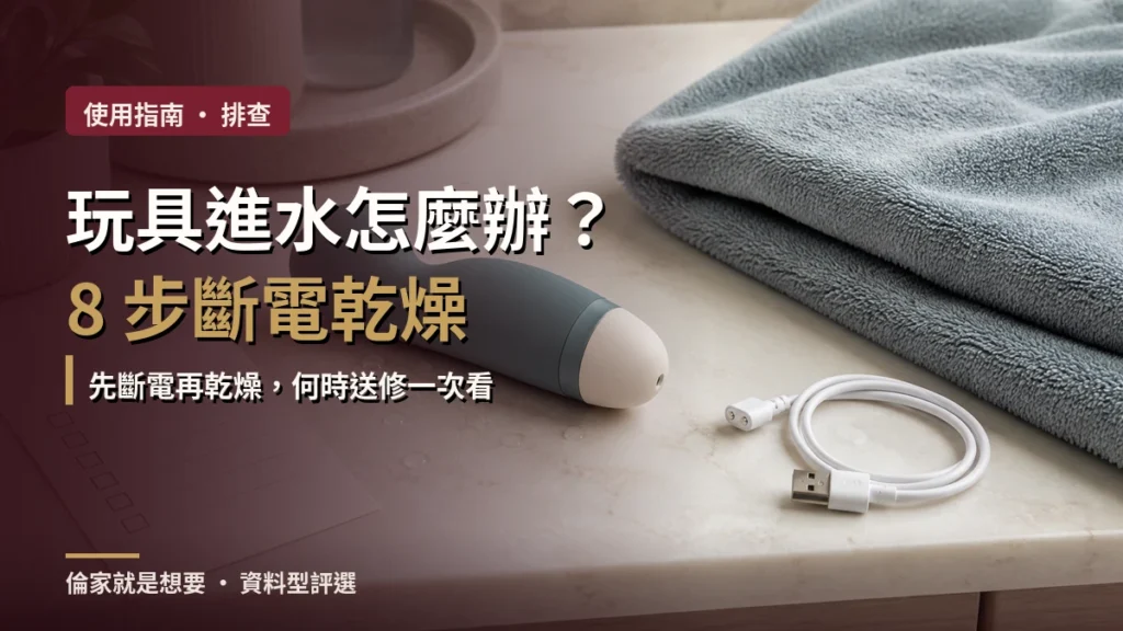 情趣用品進水怎麼辦？8 步斷電乾燥與安全送修完整指南