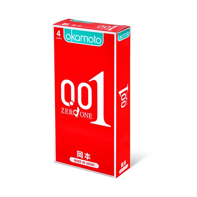 岡本 OK 001 至尊勁薄保險套 4片裝 外盒商品圖