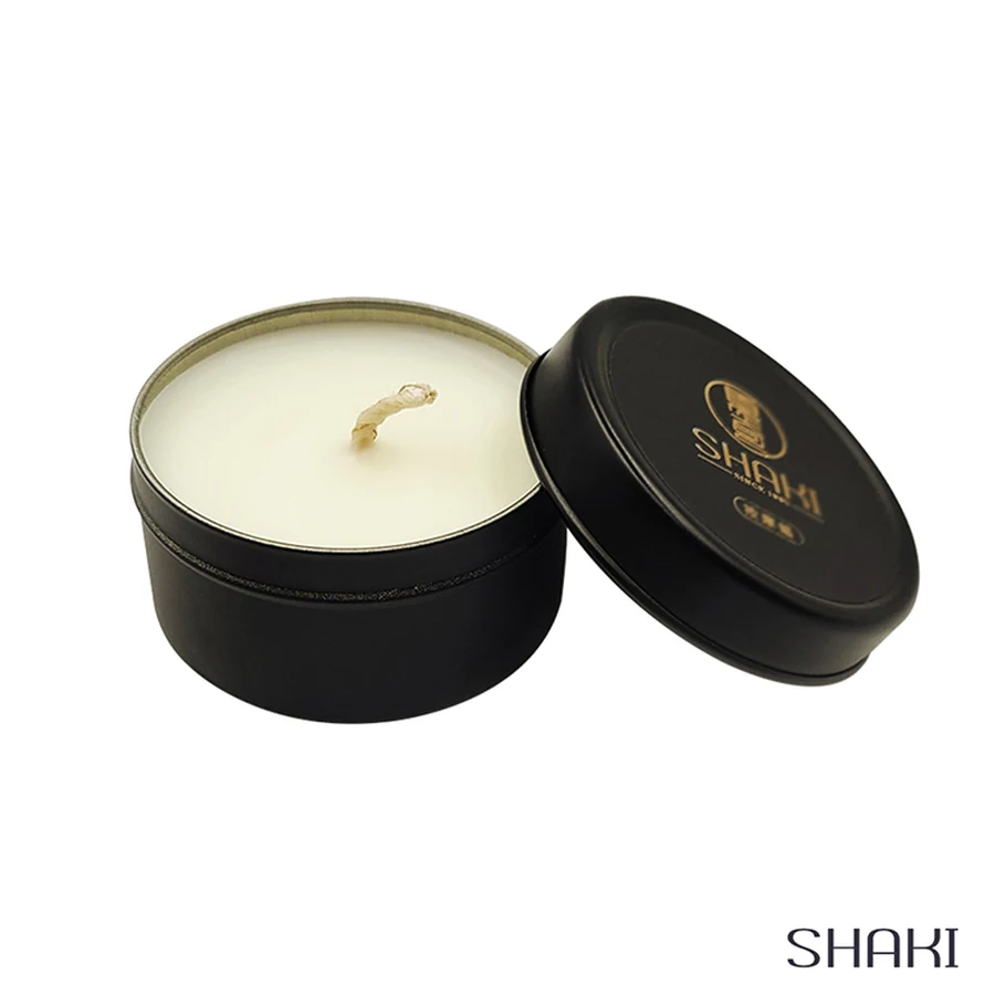 SHAKI 低溫精油香氛蠟燭鐵盒裝商品圖(圖片來源:2人世界商品頁)